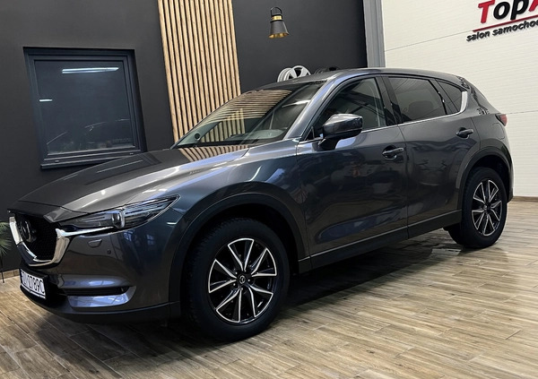 Mazda CX-5 cena 102900 przebieg: 62000, rok produkcji 2017 z Puszczykowo małe 742